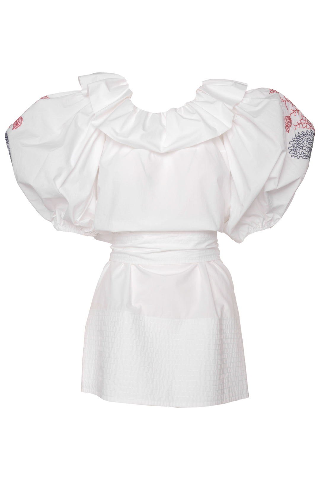 Patou Size 34 Volume Sleeve Mini Dress