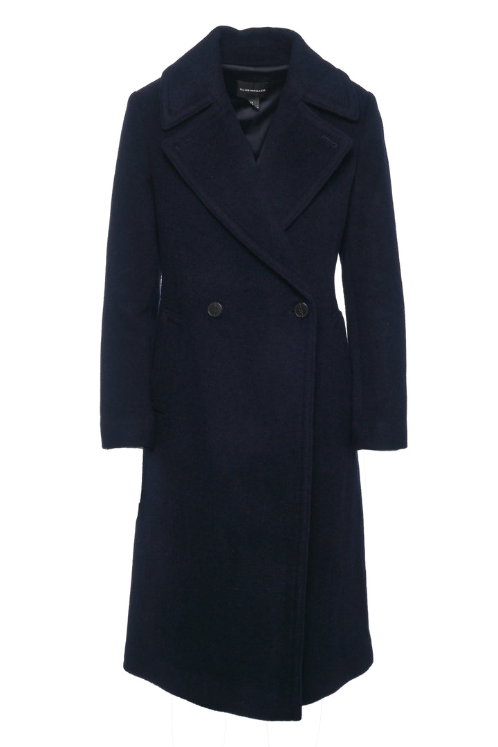 Club Monaco Size S Wool-Blend Double Breasted Coat