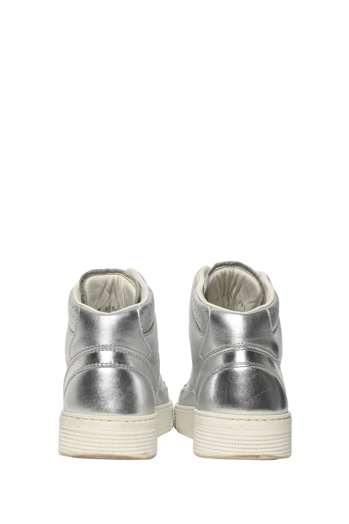 Chanel Size 38.5 High Top CC Sneakers