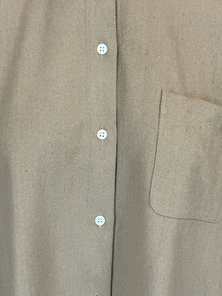 Jenni Kayne Size S Textured Silk Oversize Shirt