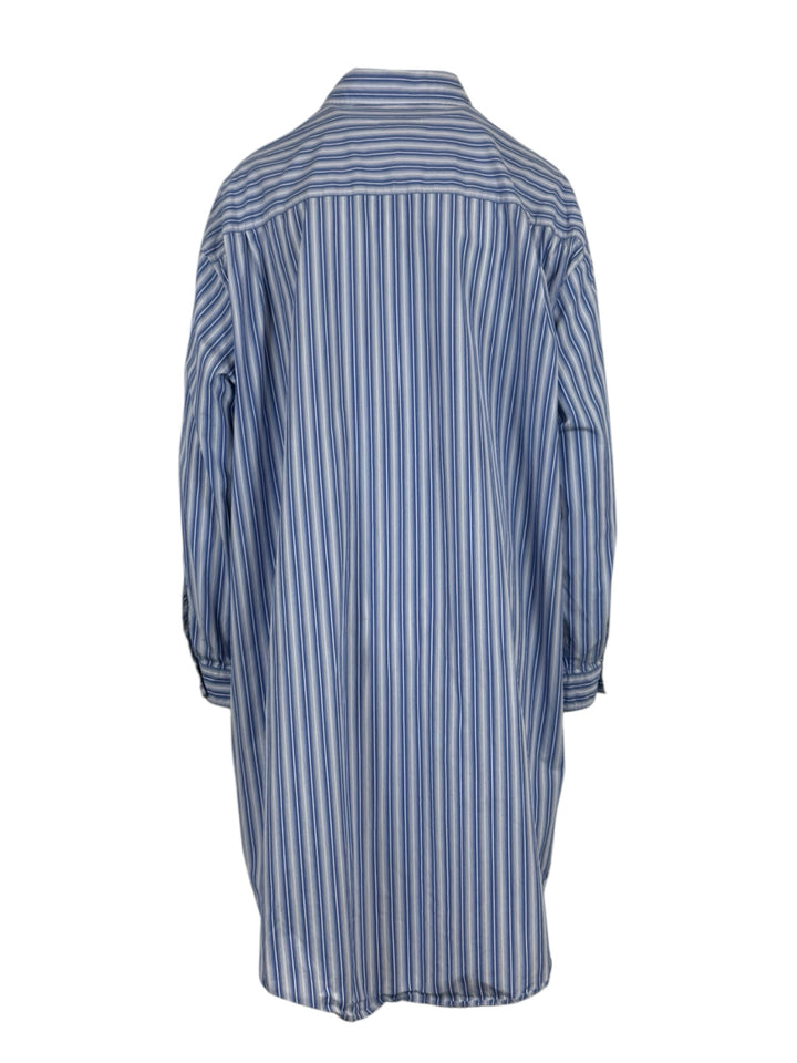 MM6 Size M Logo Striped Shirt Dress