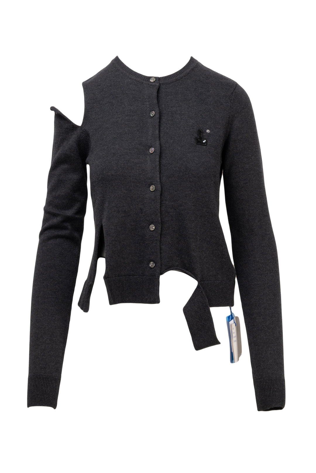 ADER Size 2 2021 Cut Out Wool Cardigan