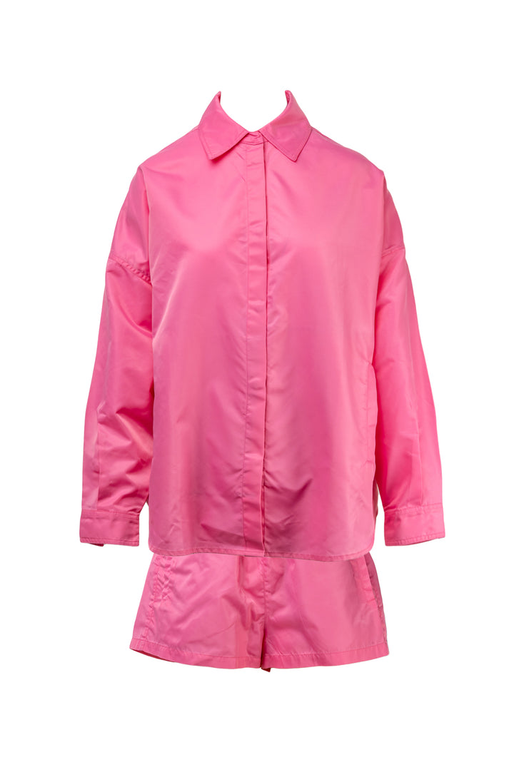 Frankie Shop Size S Perla Shirt Jacket & Gym Short Set