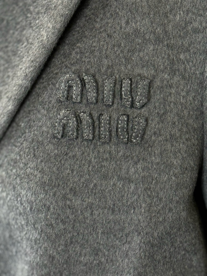 Miu Miu Size 36 2022 Double Breasted Wool & Cashmere Blazer