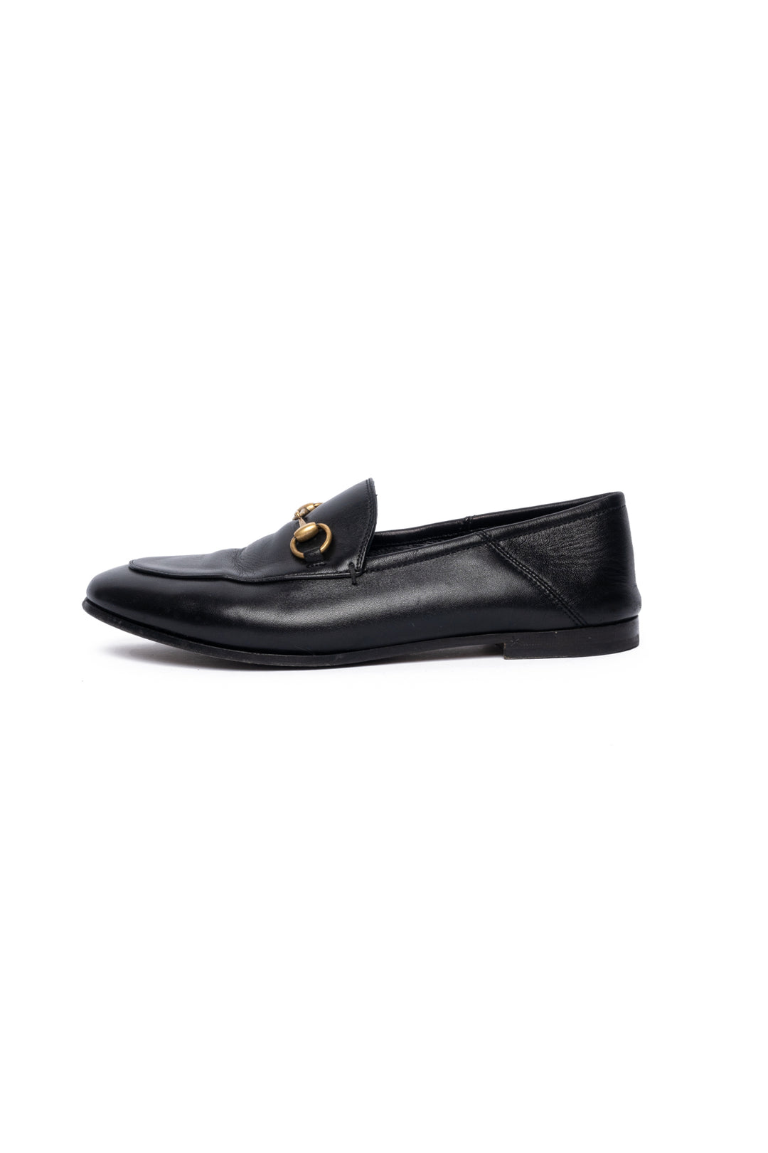 Gucci Size 36.5 Horsebit Leather Loafers