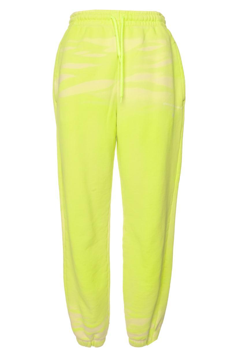 Alexander Wang Size XS Neon Tie-Dyed French Cotton Terry Sweatpants