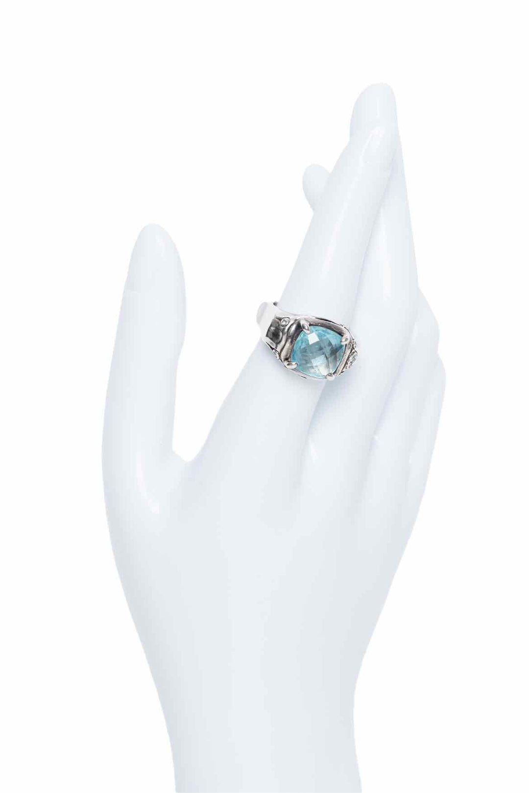 John Hardy Blue Topaz Size 7 Ring