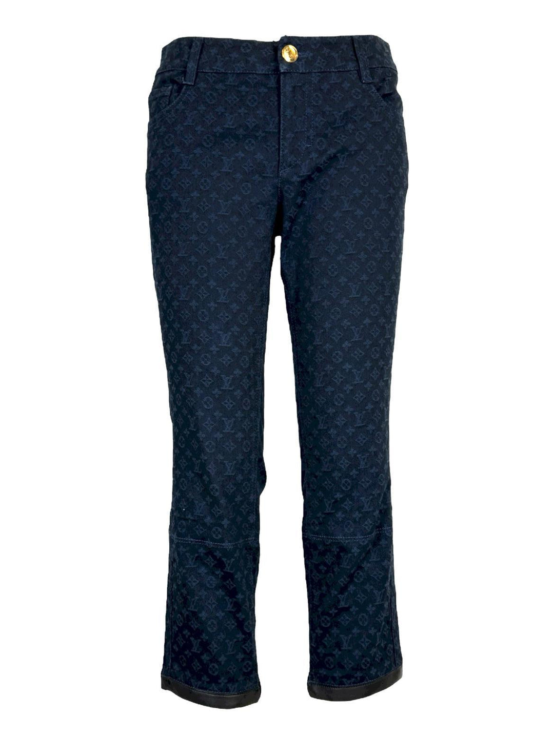 Louis Vuitton Size 38 2011 Monogram Skinny Jeans