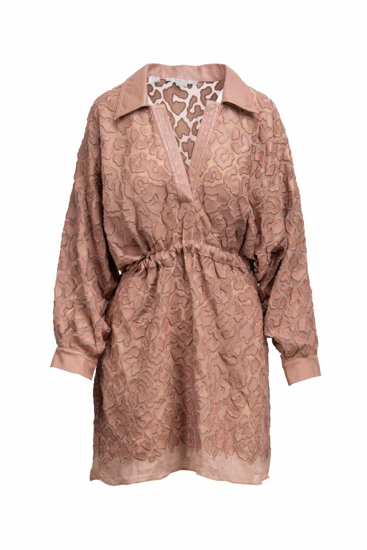 Stella Mccartney Size 42 2017 Skin Free Skin Leopard Print Cutout Dress