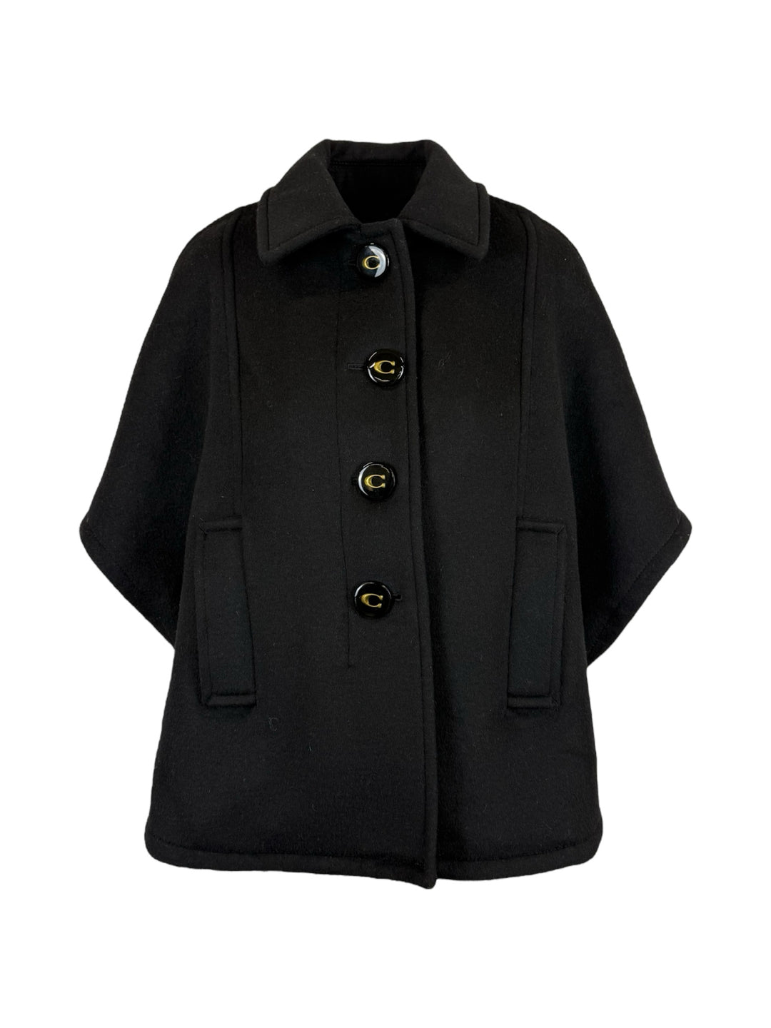 Coach Size XS/S Logo Button Poncho