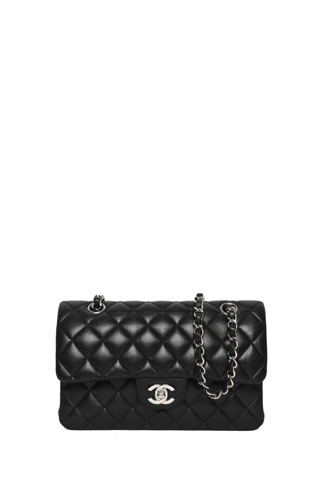 Chanel Lambskin Quilted Small Classic Double Flap Shoulder Bag