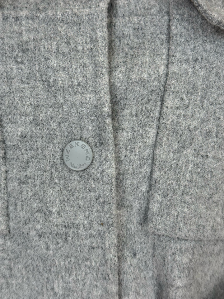 Weekend Max Mara Size 0 Bussola Wool Blend Hooded Jacket