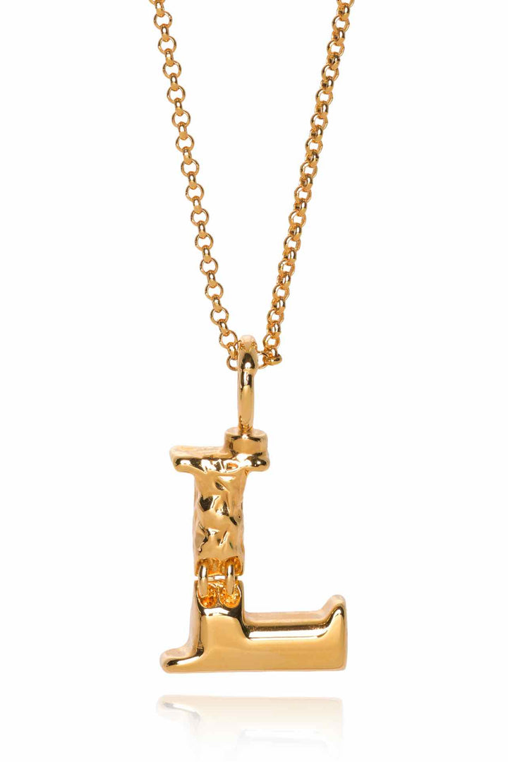 Chloe Alphabet "L" Necklace