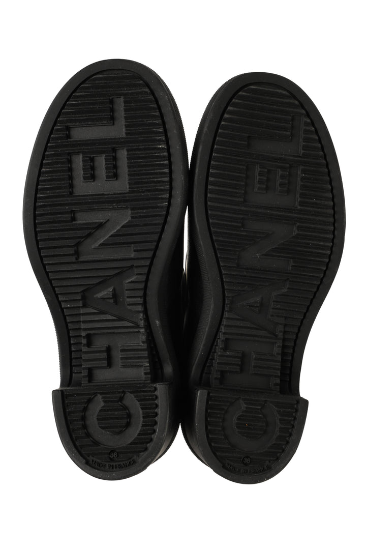 Chanel Size 36 Logo Rubber Rain Boots