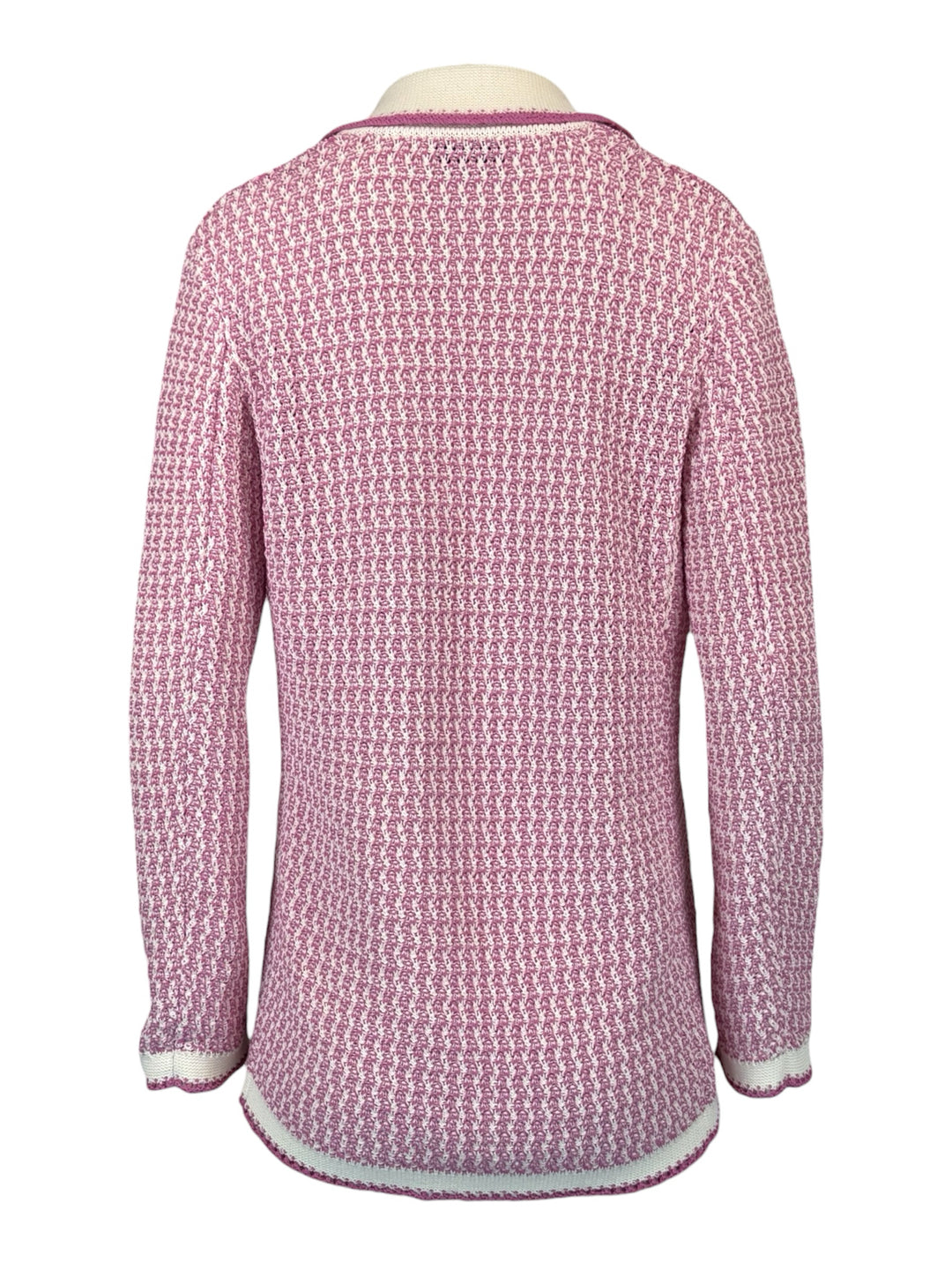 Chanel Size S 2022 Plunge Neck Knit Cardigan