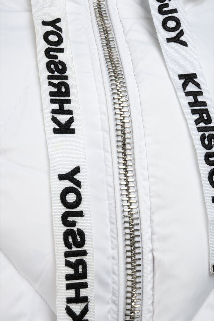 Khrisjoy Size 00 Cropped Puffer Jacket
