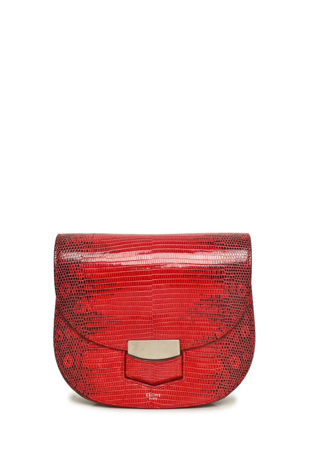 Celine 2016 Small Lizard Trotteur Crossbody