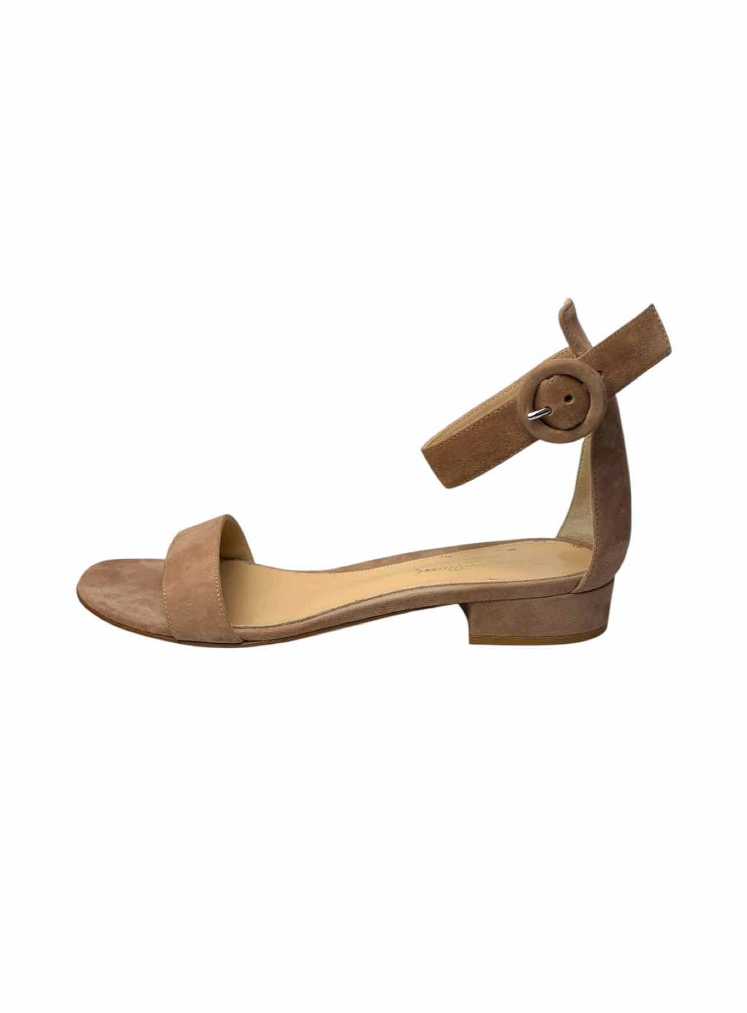 Gianvito Rossi Size 37.5 Suede Sandals