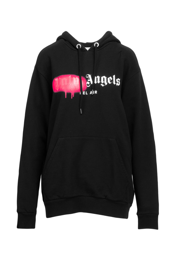 Palm Angels Size L Men's Bel Air Sprayed Hoodie