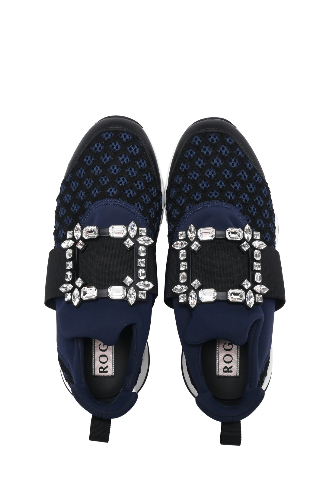 Roger Vivier Size 37 Viv Run Strass Buckle Sneakers