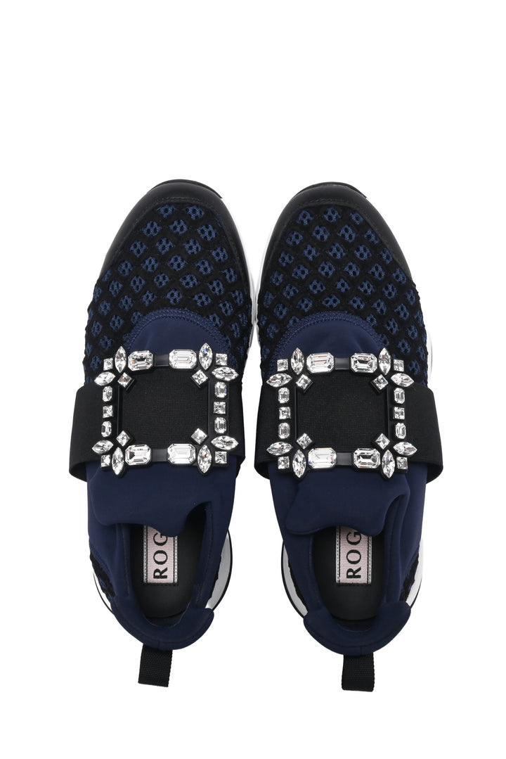Roger Vivier Size 37 Viv Run Strass Buckle Sneakers