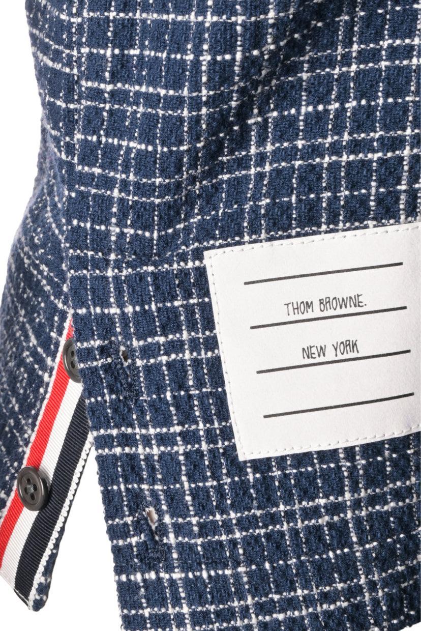 Thom Browne Size 36 Tweed Small Hairline Check Tops