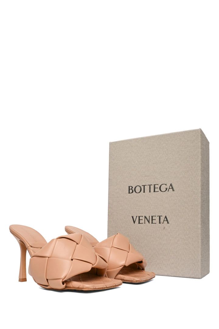 Bottega Veneta Size 36.5 Maxi Intrecciato Lido Mule Sandals