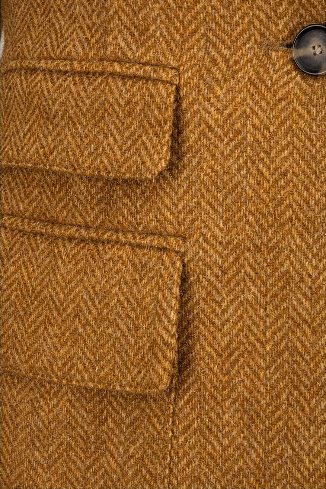 Smythe Size 4 Wool & Velvet Chevron Blazer