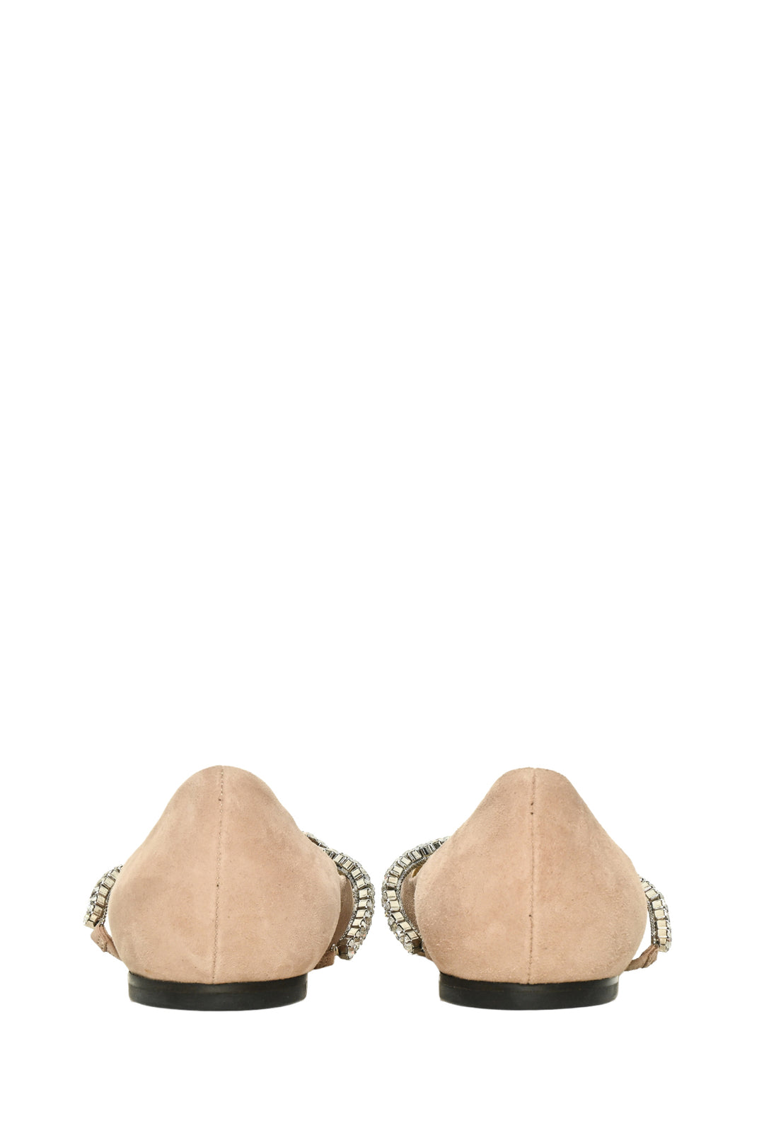 Jimmy Choo Size 37 Crystal Embellished Genevi Flats