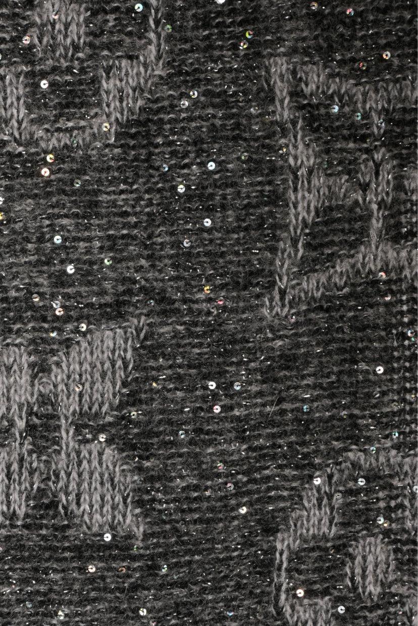 Louis Vuitton Sunset Monogram Sequin Mohair Blend Scarf