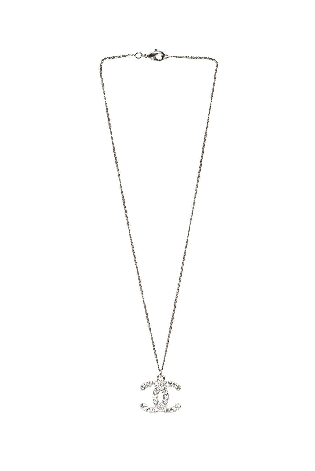 Chanel 2013 Crystal CC Chain Necklace