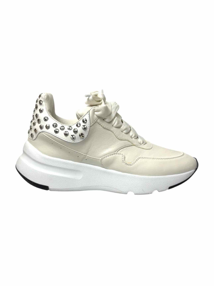 Alexander Mcqueen Size 6.5 Studded Leather Sneaker