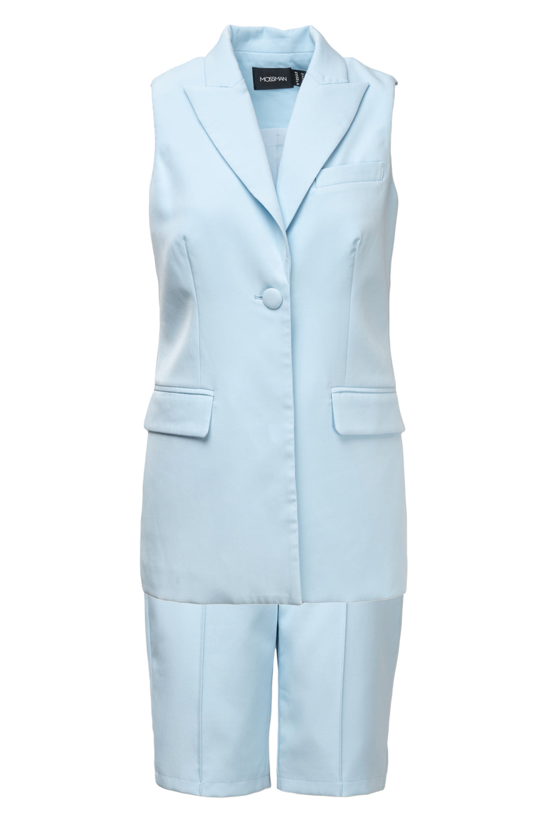 Mossman Size 6 Single Breasted Vest & Short Set