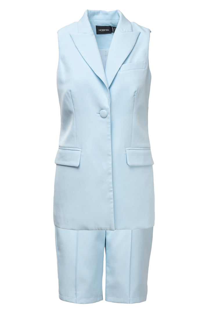 Mossman Size 6 Single Breasted Vest & Short Set
