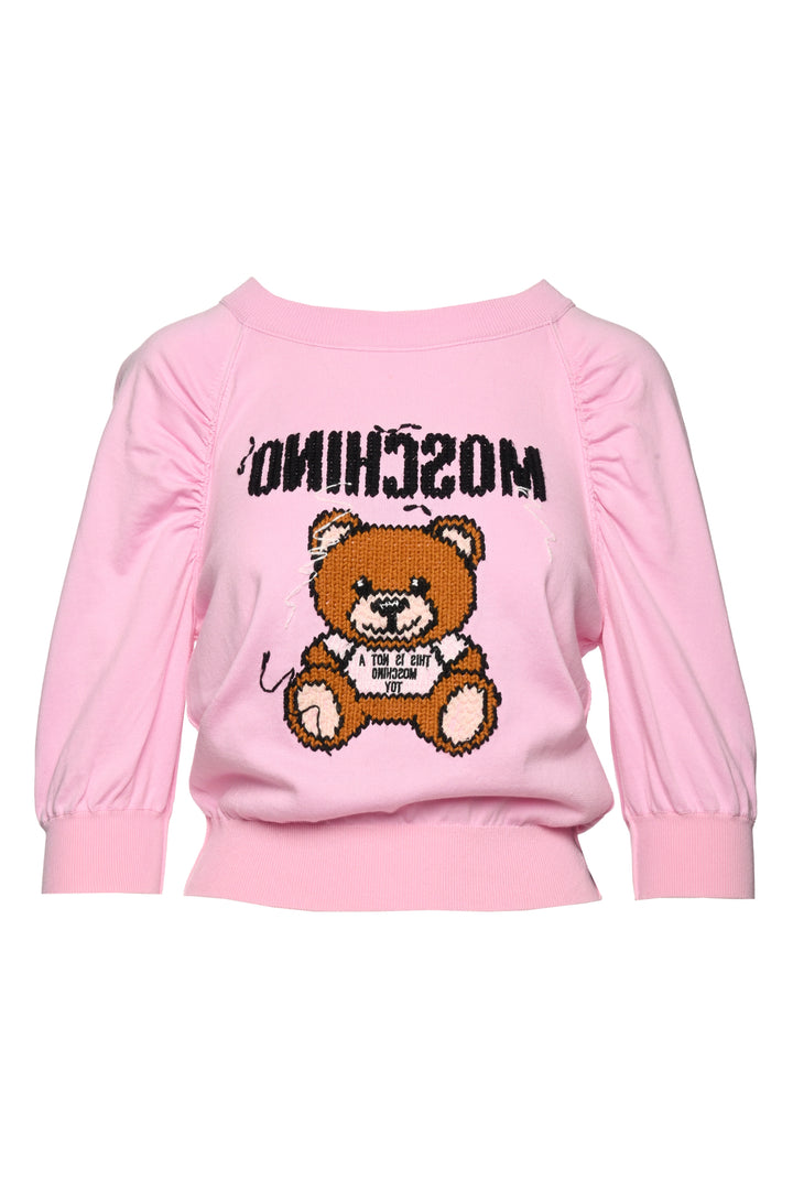 Moschino Couture Size 8 Inside Out Teddy Sweater