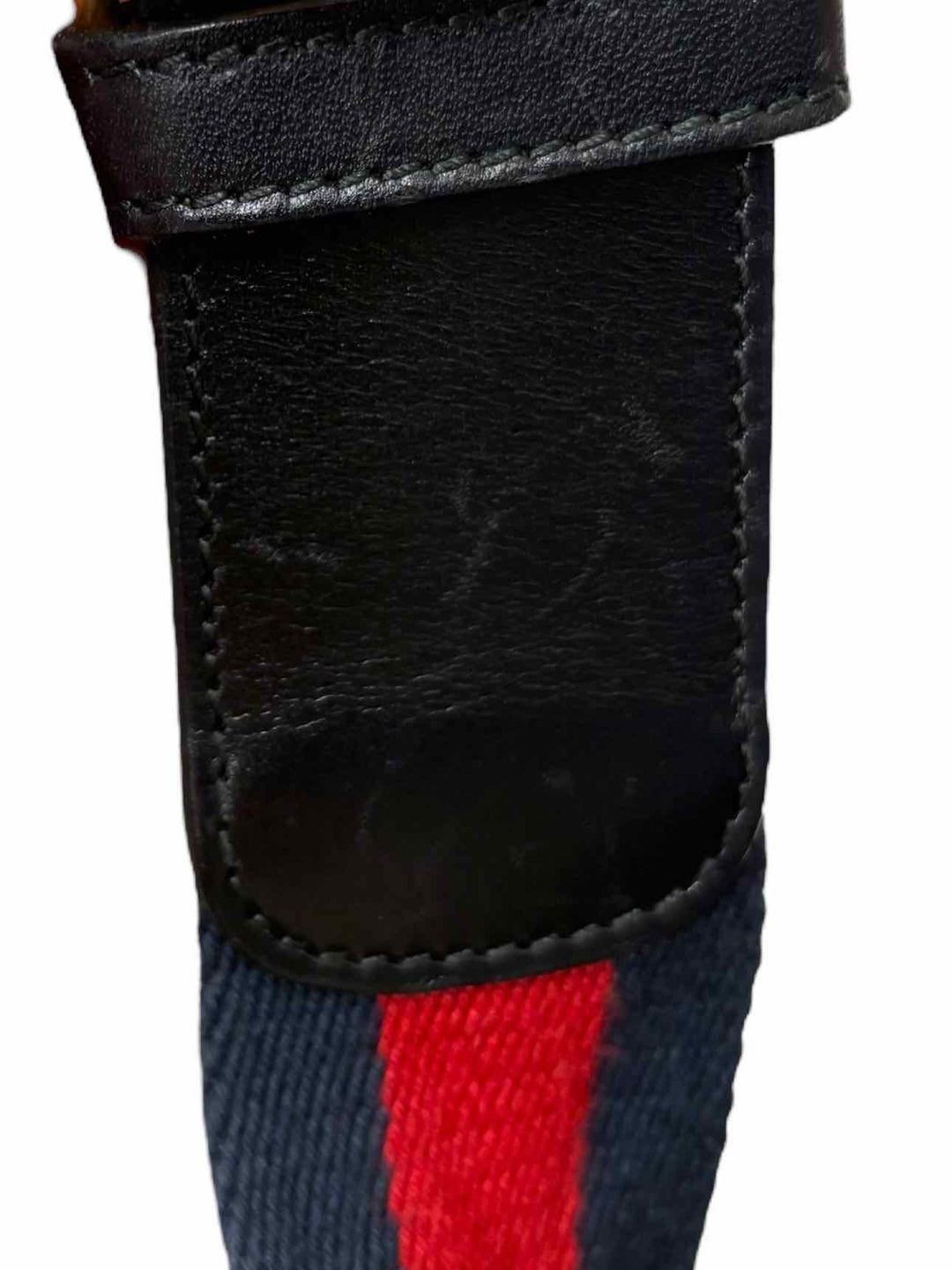 Gucci GG Buckle Web Size 34 Belt