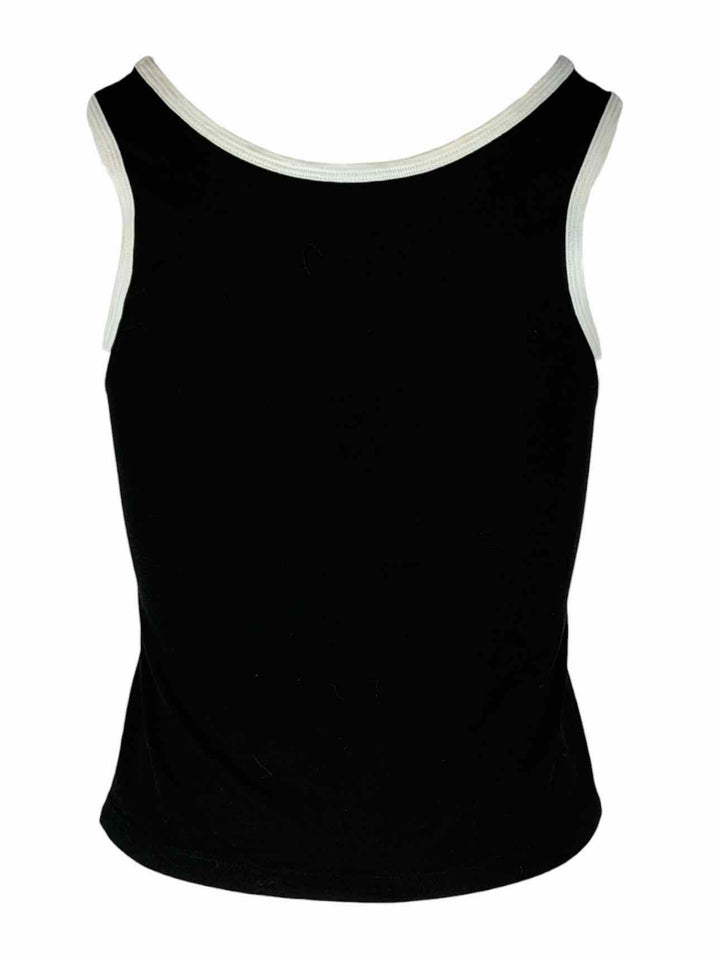 Celine Size S Logo Embroidered Tank Top