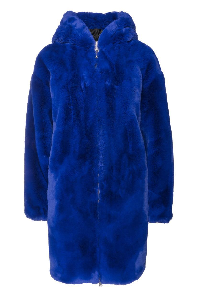Moose Knuckles Size M/L State Bunny Faux Fur Coat