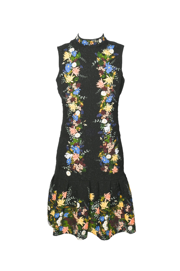 Erdem Size 4 Nena Floral Midi Dress