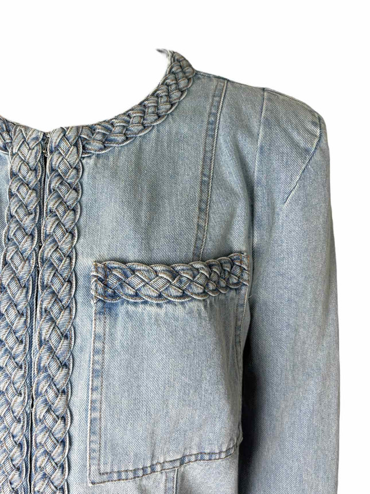 Veronica Beard Woven Denim Size M Jacket