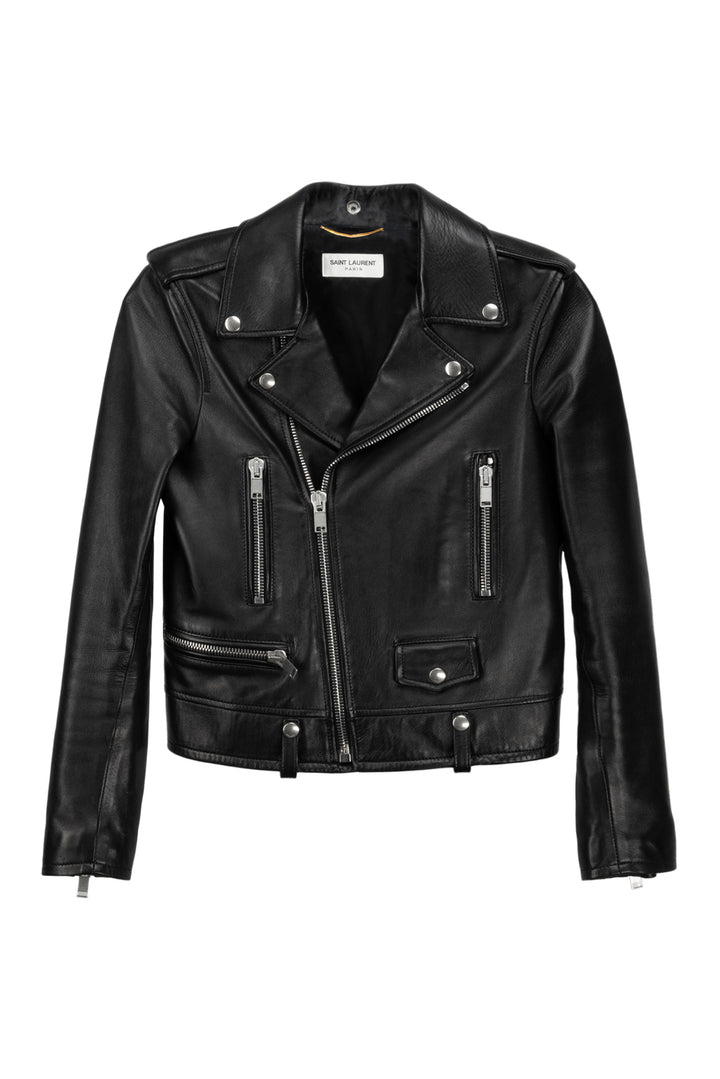 Saint Laurent Size 36 2016 Lamb Leather Moto Jacket