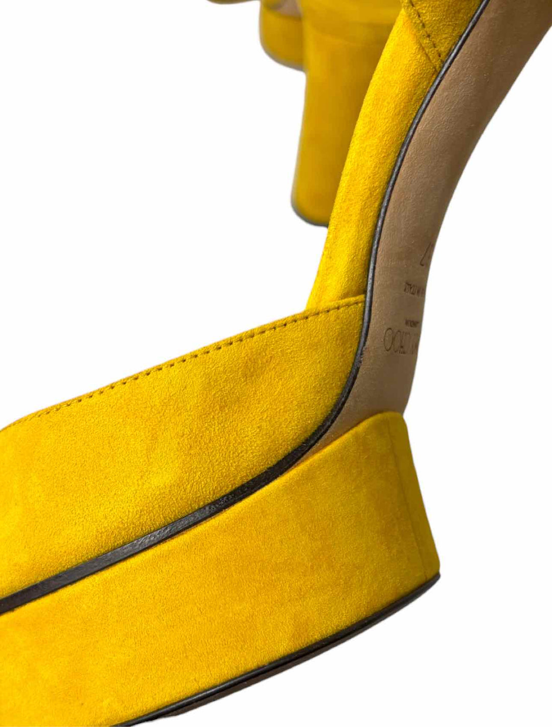 Jimmy Choo Size 37 Platform Suede Sandals