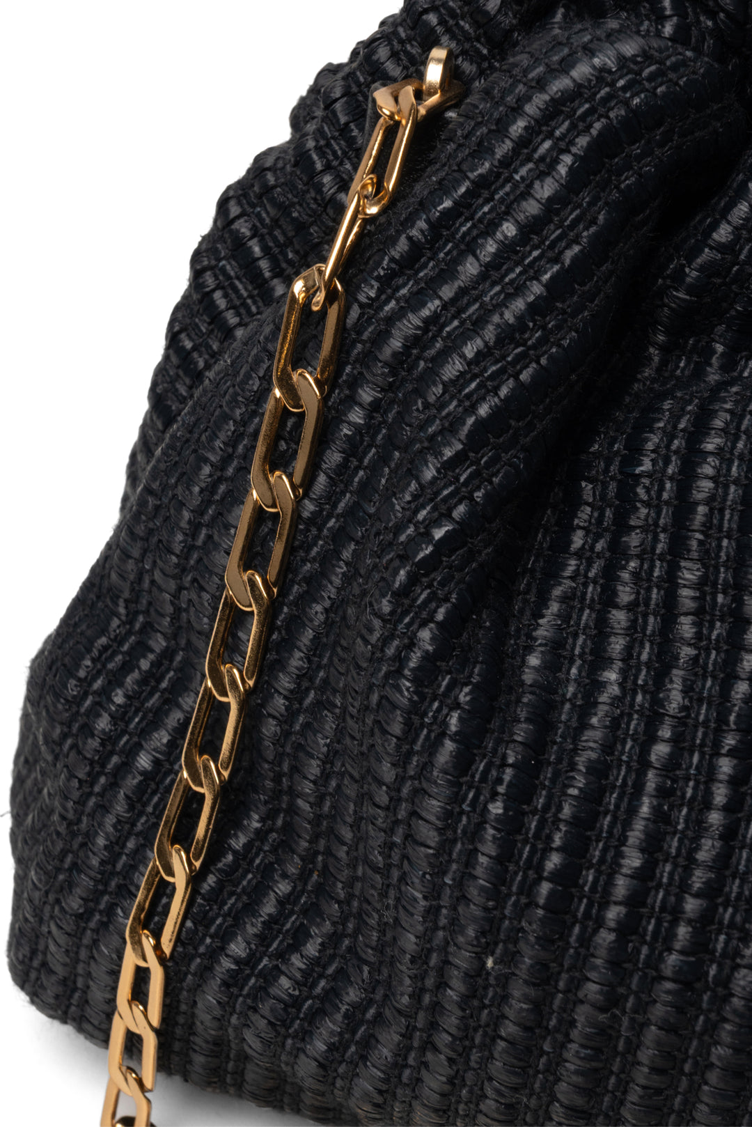 Mansur Gavriel Raffia Mini Cloud Clutch