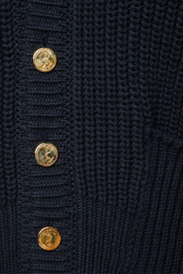 Thom Browne Size 2 Knit Hooded Cardigan