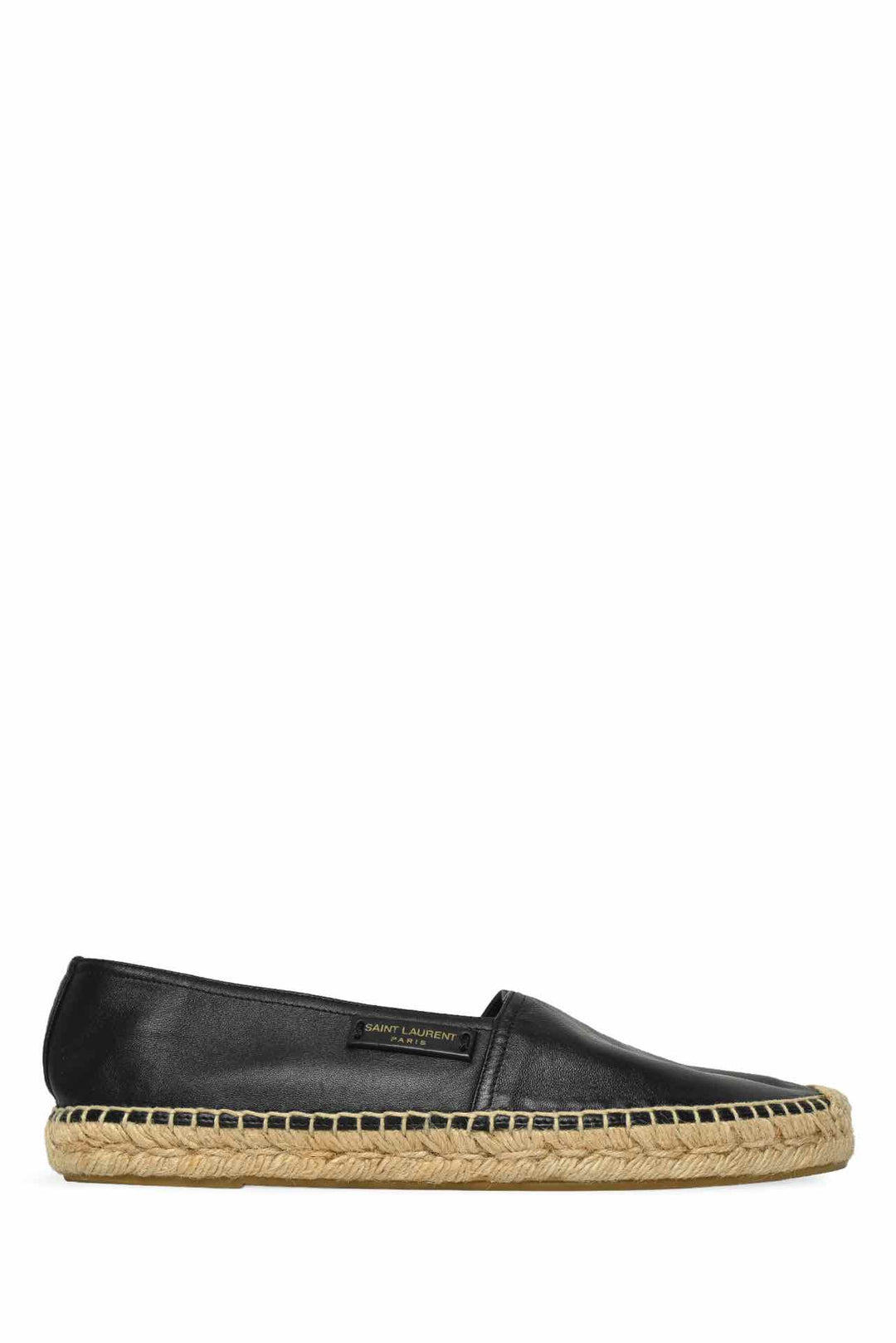 Saint Laurent Size 40.5 Leather Espadrilles