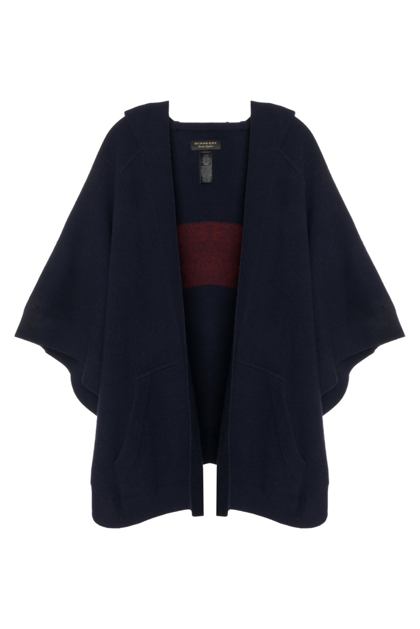 Burberry Size OS Back Logo Hooded Cape