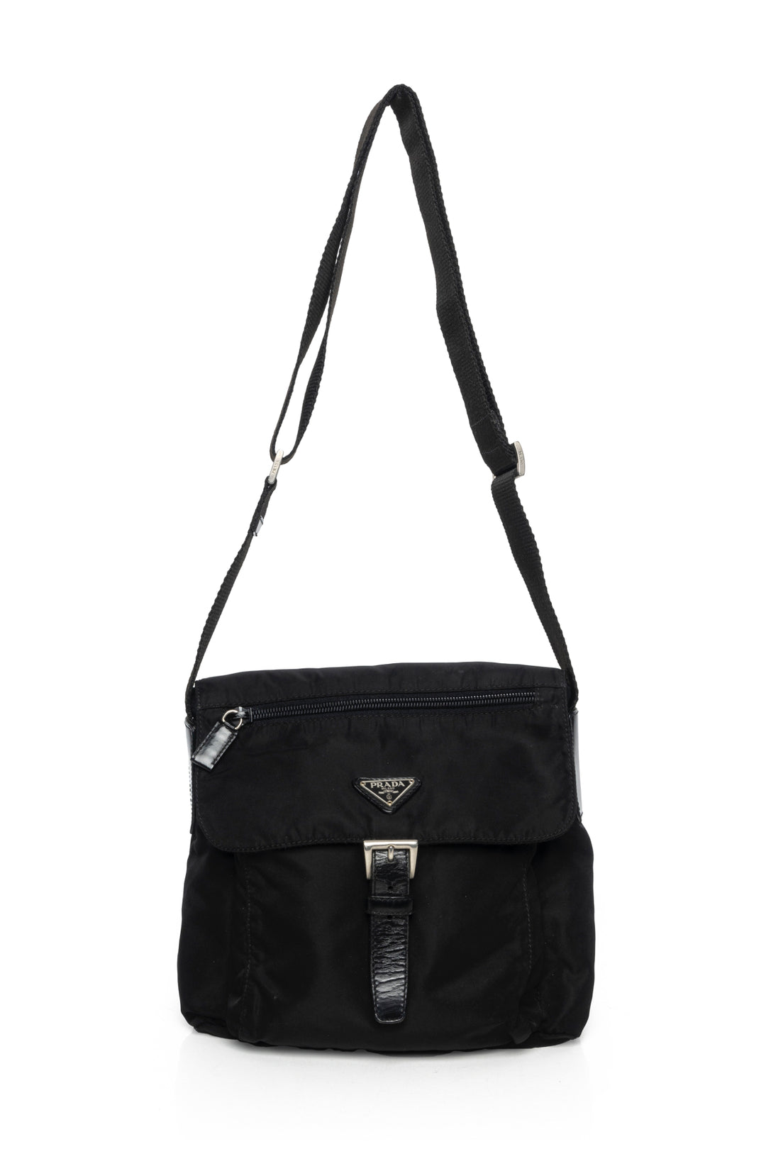 Prada Nylon Flap Crossbody