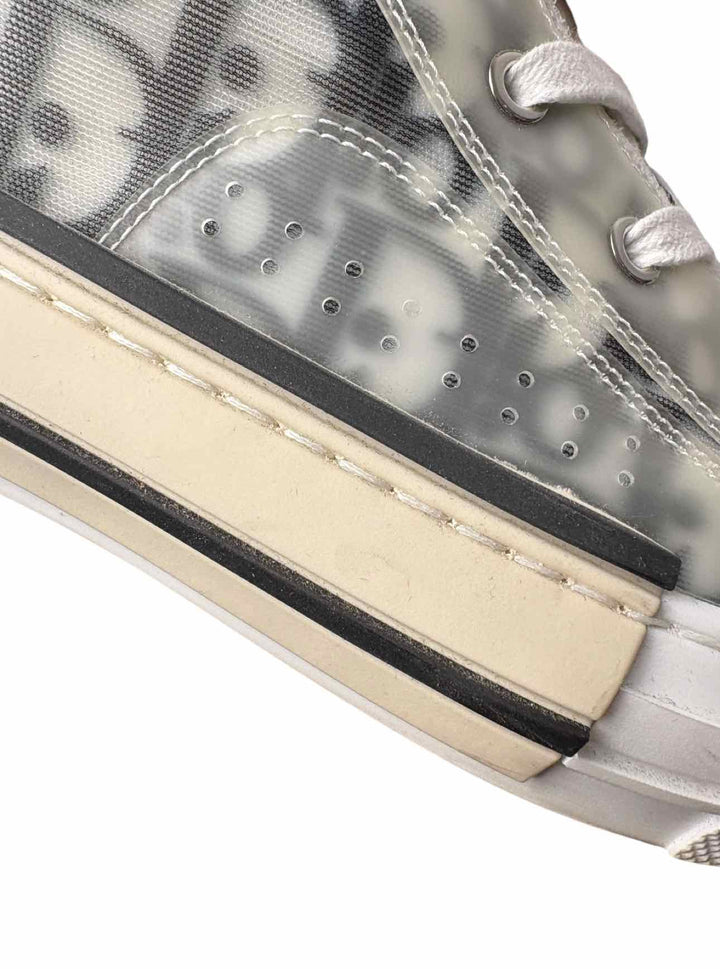 Dior Size 10 Men's B23 League Canvas High-top Sneakers