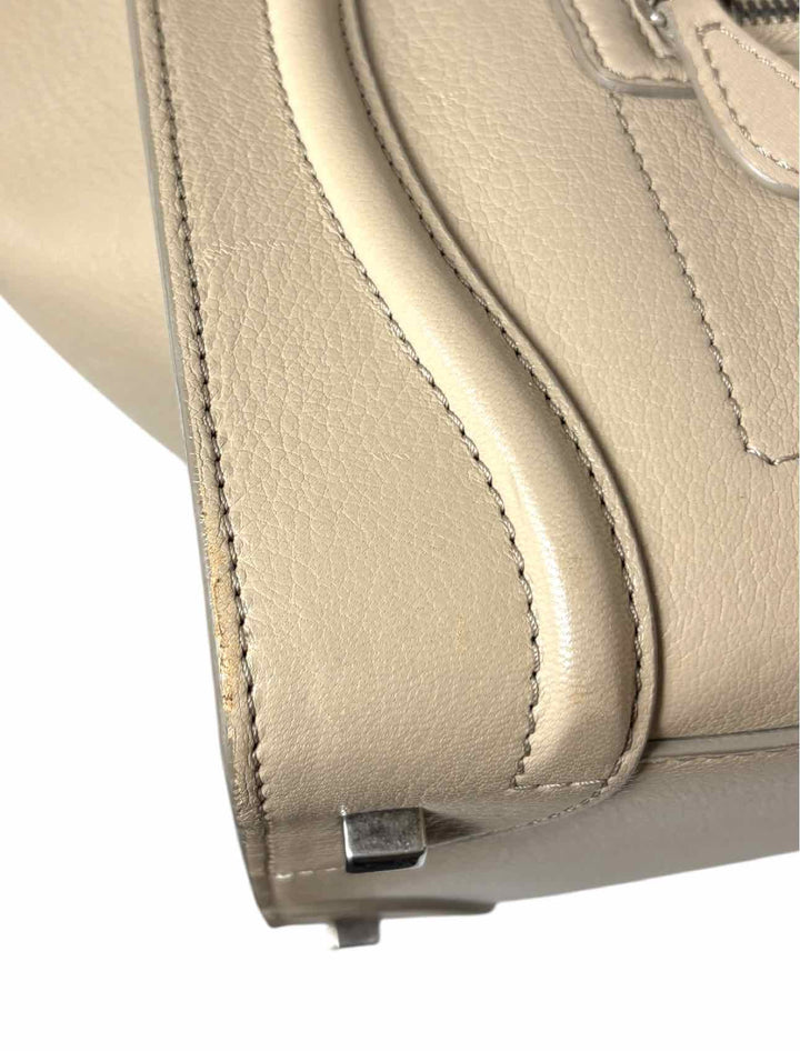 Celine Leather Mini Luggage Tote Purse