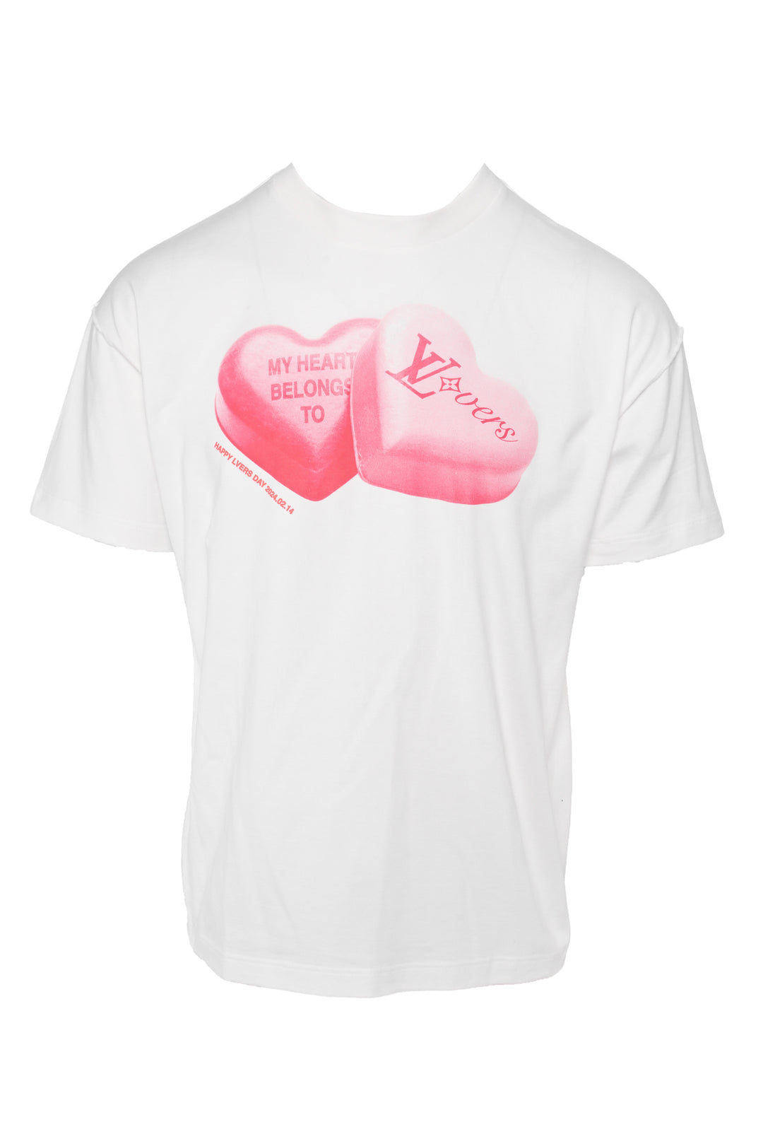 Louis Vuitton Size S Men's 2024 Staff Uniform Valentines Day T-shirt